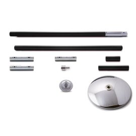 X-Pole XPert (NXN) Pulverbeschichtet Schwarz 40 mm 3,29 m...