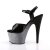 Pleaser Sandalette ADORE-709OMBRE Schwarz Silber-Schwarz Multi Glitter EU-36 / US-6