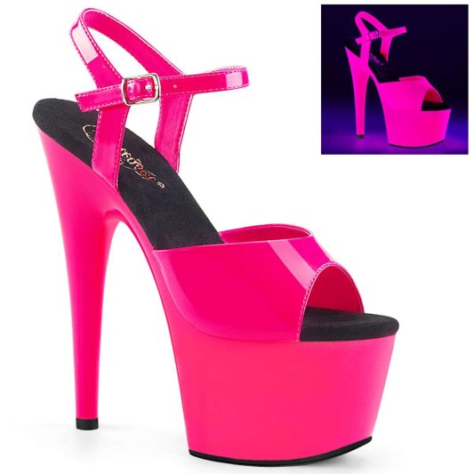 Pleaser Sandalette ADORE-709UV Neon-Pink EU-41 / US-11