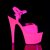 Pleaser Sandalette ADORE-709UV Neon-Pink EU-41 / US-11