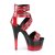 Pleaser Sandalette ADORE-766 Rot Schwarz EU-35 / US-5