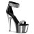 Pleaser Sandalette ADORE-769RS Schwarz Siber Chrom EU-35 / US-5