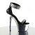 Pleaser Sandalette ADORE-769RS Schwarz Siber Chrom EU-35 / US-5