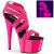 Pleaser Sandalette ADORE-769UV Neon-Pink EU-35 / US-5