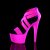 Pleaser Sandalette ADORE-769UV Neon-Pink EU-35 / US-5