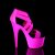 Pleaser Sandalette ADORE-769UV Neon-Pink EU-35 / US-5