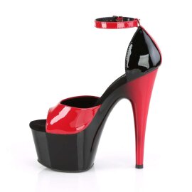 Pleaser Sandalette ADORE-789 Rot Schwarz EU-36 / US-6
