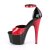 Pleaser Sandalette ADORE-789 Rot Schwarz EU-36 / US-6