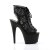 Pleaser Stiefelette ADORE-796LC Schwarz EU-35 / US-5