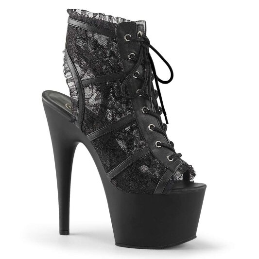 Pleaser Stiefelette ADORE-796LC Schwarz EU-39 / US-9
