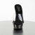 Pleaser Pantolette ALLURE-601 Transparent Schwarz EU-35 / US-5