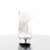 Pleaser Sandalette ALLURE-608 Transparent Silber EU-37 / US-7