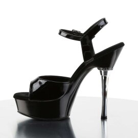Pleaser Sandalette ALLURE-609 Schwarz EU-40 / US-10