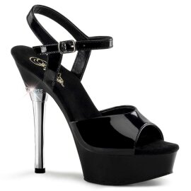 Pleaser Sandalette ALLURE-609 Schwarz EU-35 / US-5