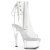Pleaser Stiefelette ASPIRE-1018C Transparent Silber EU-35 / US-5