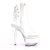 Pleaser Stiefelette ASPIRE-1018C Transparent Silber EU-35 / US-5