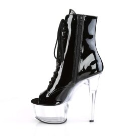 Pleaser Stiefelette ASPIRE-1021 Schwarz Transparent EU-35 / US-5