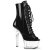 Pleaser Stiefelette ASPIRE-1021 Schwarz Transparent EU-35 / US-5