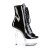 Pleaser Stiefelette ASPIRE-1021 Schwarz Transparent EU-35 / US-5