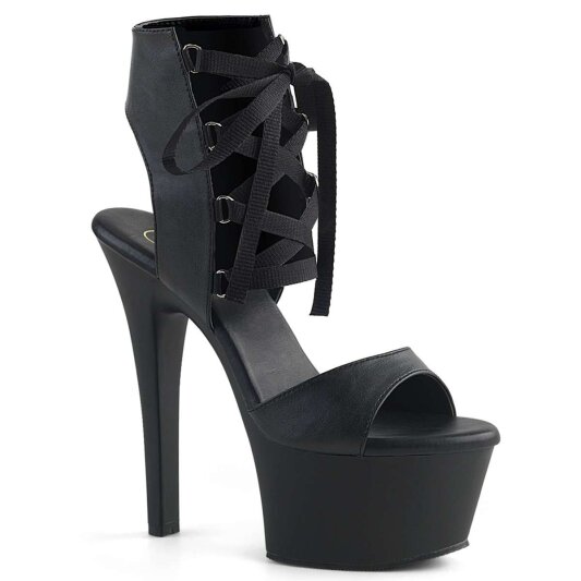 Pleaser Sandalette ASPIRE-600-14 Schwarz EU-35 / US-5