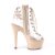 Pleaser Stiefelette ASPIRE-600-30 Transparent Nude EU-35 / US-5