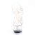 Pleaser Sandalette ASPIRE-608 Transparent Silber EU-35 / US-5