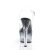 Pleaser Sandalette ASPIRE-608STD Transparent Schwarz EU-35 / US-5