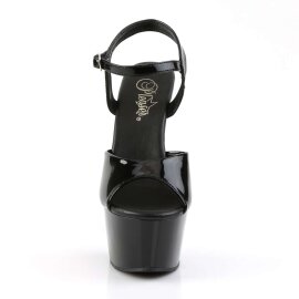 Pleaser Sandalette ASPIRE-609 Schwarz EU-37 / US-7