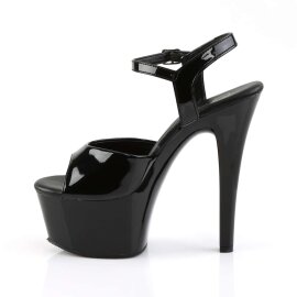 Pleaser Sandalette ASPIRE-609 Schwarz EU-37 / US-7