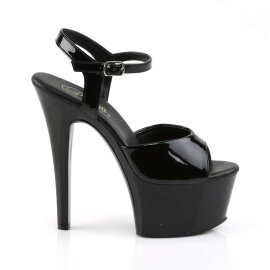 Pleaser Sandalette ASPIRE-609 Schwarz EU-37 / US-7