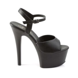Pleaser Sandalette ASPIRE-609 Schwarz EU-35 / US-5