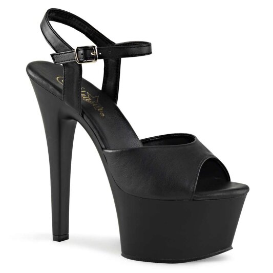 Pleaser Sandalette ASPIRE-609 Schwarz EU-37 / US-7