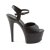 Pleaser Sandalette ASPIRE-609 Schwarz EU-37 / US-7