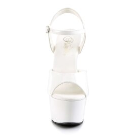 Pleaser Sandalette ASPIRE-609 Weiß EU-35 / US-5