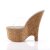 Pleaser Pantolette BEAU-601 Transparent Kork EU-35 / US-5