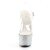 Pleaser Sandalette BEJEWELED-708DM Transparent Silber Strass EU-35 / US-5
