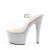Pleaser Sandalette BEJEWELED-708DM Transparent Silber Strass EU-35 / US-5