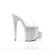 Pleaser Pantolette BEJEWELED-812RS Transparent Silber Strass EU-35 / US-5
