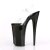 Pleaser Sandalette BEYOND-008 Transparent Schwarz EU-40 / US-10