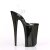 Pleaser Sandalette BEYOND-008 Transparent Schwarz EU-42 / US-12