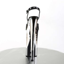 Pleaser Sandalette BEYOND-009 Schwarz Siber Chrom EU-38 / US-8