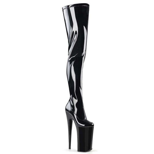 Pleaser Overknee Stiefel BEYOND-4000 Schwarz EU-37 / US-7