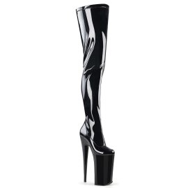 Pleaser Overknee Stiefel BEYOND-4000 Schwarz EU-38 / US-8