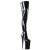 Pleaser Overknee Stiefel BEYOND-4000 Schwarz EU-38 / US-8