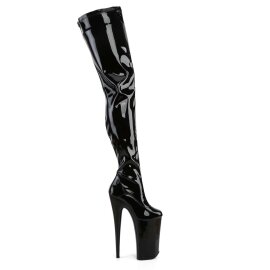 Pleaser Overknee Stiefel BEYOND-4000 Schwarz EU-39 / US-9
