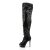 Pleaser Overknee Stiefel BLONDIE-R-3011 Schwarz EU-35 / US-5