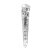 Pleaser Overknee Stiefel BLONDIE-R-3011 Silber Multi Strass Chrom EU-39 / US-9