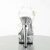 Pleaser Sandalette CAPTIVA-608 Transparent Silber EU-35 / US-5