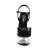 Pleaser Sandalette CAPTIVA-609 Schwarz Transparent EU-35 / US-5