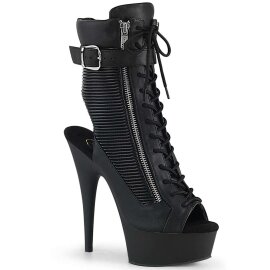 Pleaser Stiefelette DELIGHT-1016-1 Schwarz EU-36 / US-6